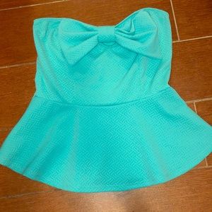 Turquoise Top